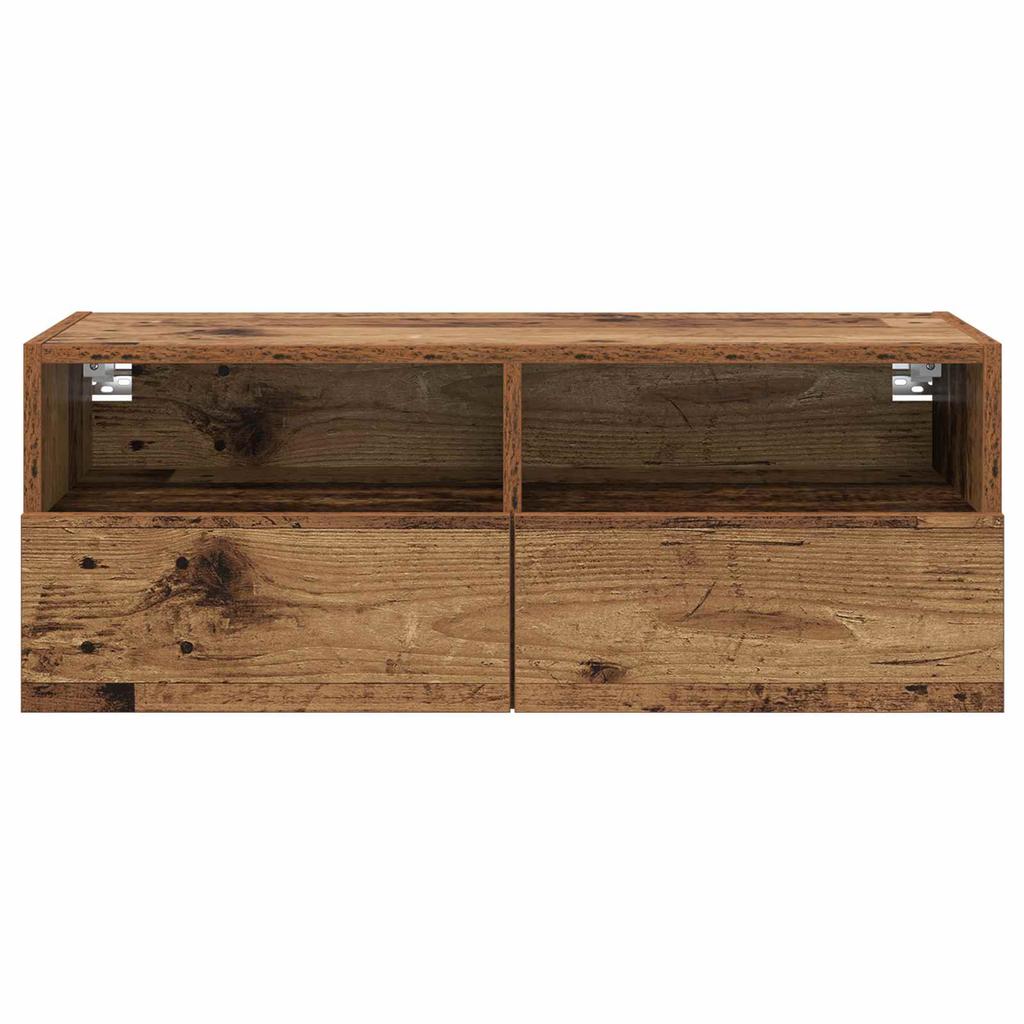 TV Wall Cabinet 80 x 30 x 30 cm Reclaimed Wood Wood Material