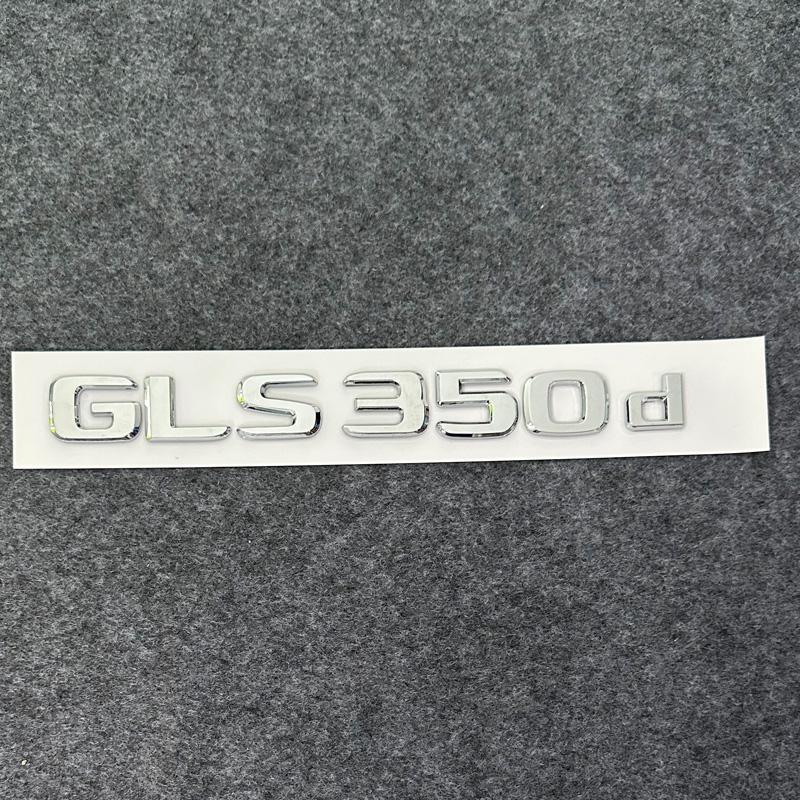 3D ABS Buchstaben E220d GLC220d C220d C250d GLE350d 4Matic Emblem für Mercedes Benz W205 Auto Kofferraum Aufkleber