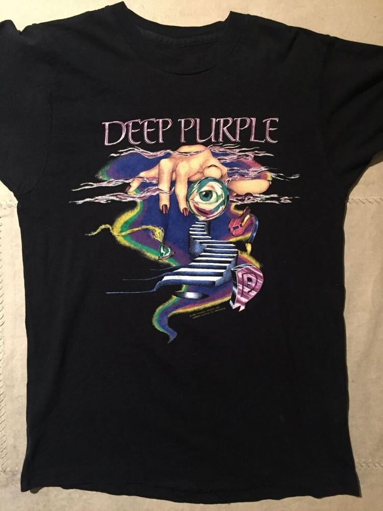 

Rare Deep Purple Band Black Heavy Cotton Size S-4XL Shirt Gift For Fan ES065 Unisex T-Shirt XXL