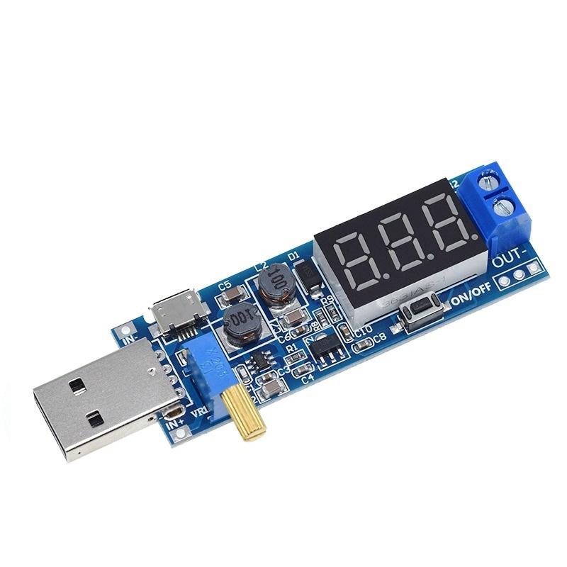 DC-DC Einstellbarer Aufwärts-Abwärts-Wandler USB Stromversorgungsmodul 5V auf 3,3V 9V 12V 24V Aufwärts-Abwärts-Wandler