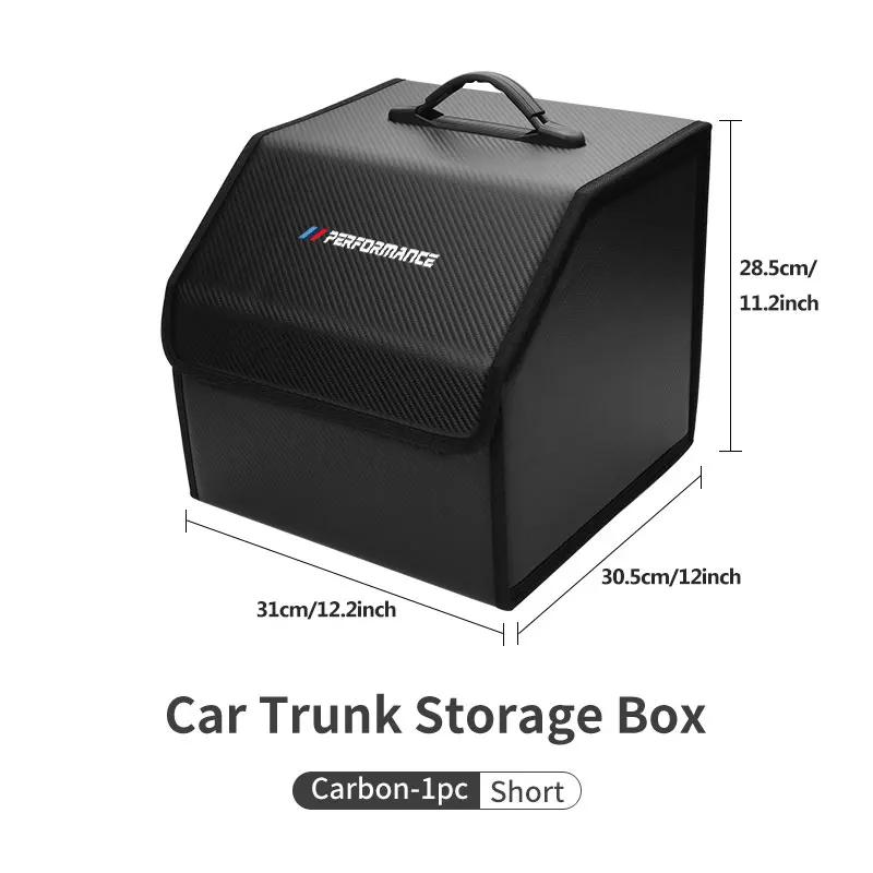 XKUGH1 For BMW New 2025 Car Trunk Organizer Box Tailbox Stowing Tidying Storage Bag Accessories For BMW E70 E91 E30 G30 E53 M3 M5 X6 X4