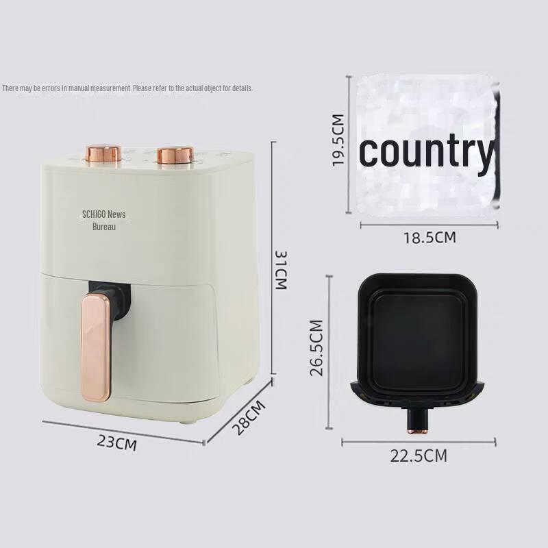 Chigo Smart Large Capacity Multifunctional Non-Stick Smokeless Air Fryer