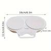 1pc Reusable Microwave Egg Poacher - Round Shape Plastic Egg Steamer for Perfectly Cooked Eggs - Kitchen Supplies and Tools