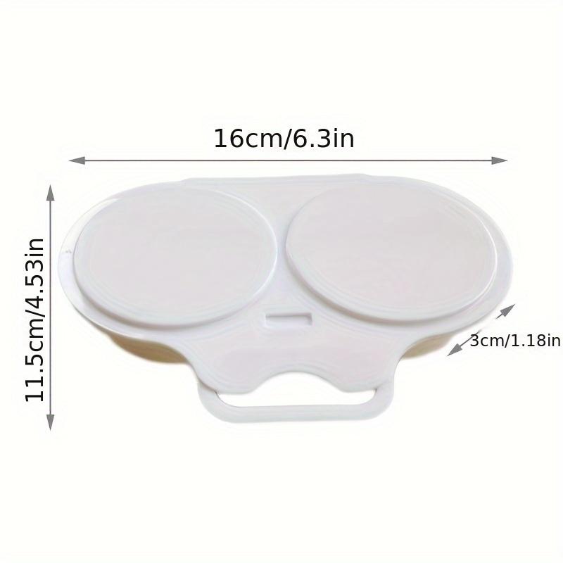1pc Reusable Microwave Egg Poacher - Round Shape Plastic Egg Steamer for Perfectly Cooked Eggs - Kitchen Supplies and Tools
