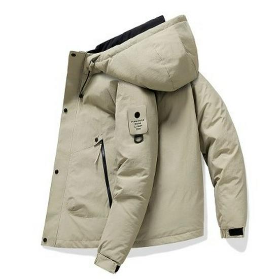 Men's New Winter Graphene Thickened Warm Hooded Jacket - Trendy Cotton Coat for Couples