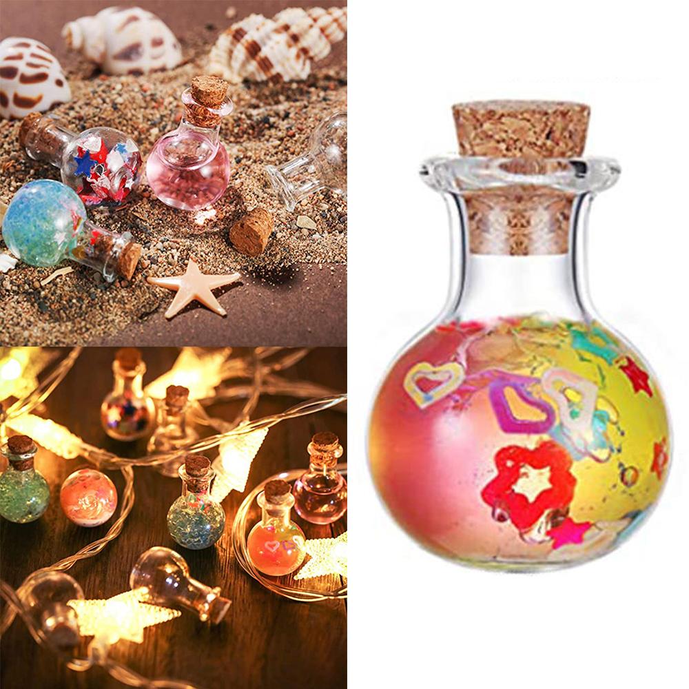 Cork Stoppers Mini Wishing Bottles Drifting Bottles Glass DIY Crafts Bottle For Home Decor Crafts Projects Party Favors
