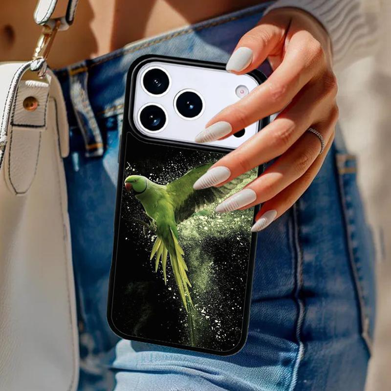 Animal Parrot Birds Phone Case For iPhone 17 Air 14 15 13 12 Max Cover For Apple 14 15 16 16e 11 Pro Max Plus Coque