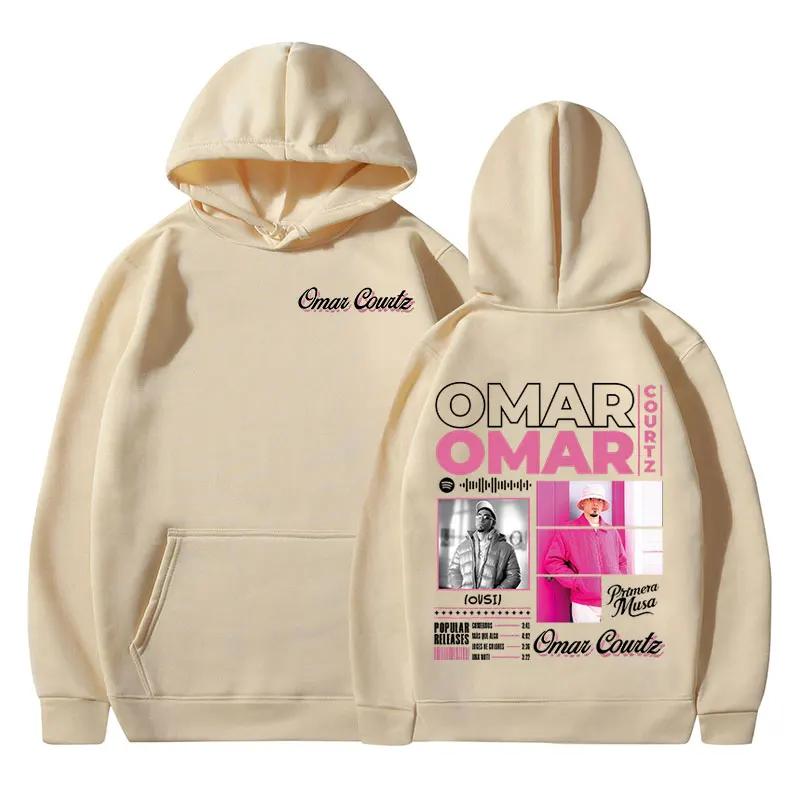 Omar Courtz Primera Musa Album Tour Merch Hoodies Men's Women Clothing Fashion Hooded Sweatshirts Hip Hop Oversized Pullovers