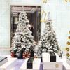 1Pcs Simulation Artificial Flocking Christmas Tree Decor Festive Holiday Party Xmas Tree Adornment Indoor Use