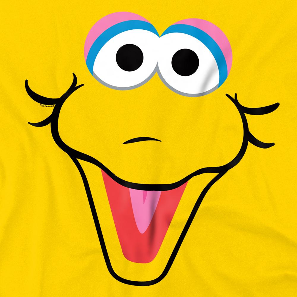 Sesame Street Unisex Adult Big Bird Eyes T-Shirt