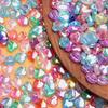 500g aproximativ 2600 buc. Mărgele acrilice brăţară cercei DIY în formă de inimă Charms colier 8.5*9mm margele pentru realizarea de bijuterii