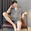 Nanjiren Men's Ice Silk Lounge & Pajama Set