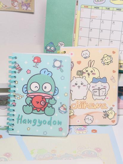 A6 Coil Notebook - Cute Diary with Color Pages for Elementary Students