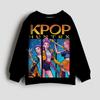 Kpop Demon Hunter Girls Sweatshirt Rumi Mira Zoey Cute Hoodies Kids Spring Autumn Pullover Children Long Sleeves Clothes Gift