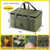 Compact Camping Gear Storage Bag: Portable Anti-collision Box for Cookware, Tableware, Tools, and Gas Canister