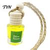 Hanging Essential Oil Bottle for Closet Car Aromatherapy, Glass with Volatile Wooden Stopper Diffuser, Portable Interior Accessories Air Freshener