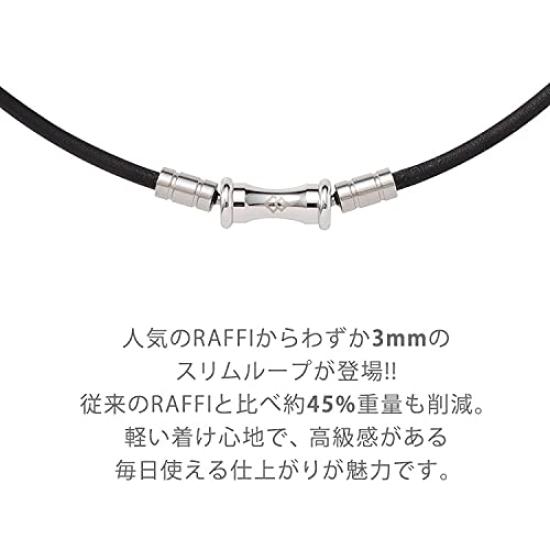 Colantotte Magnetic Necklace TAO Slim RAFFI mini Silver LL size (Silver, (51cm))