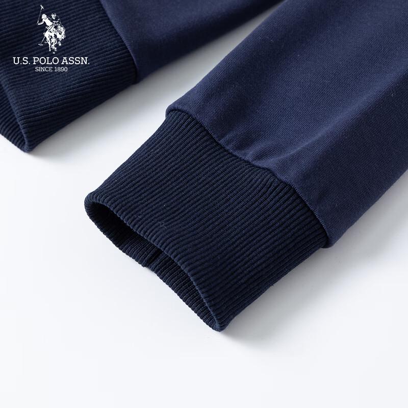 NÁS. POLO ASSN. Pánská mikina s kulatým výstřihem