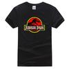 T-shirt Elegante da Uomo Jurassic Park Logo Originale Film T-rex Dinosauro Per Fan