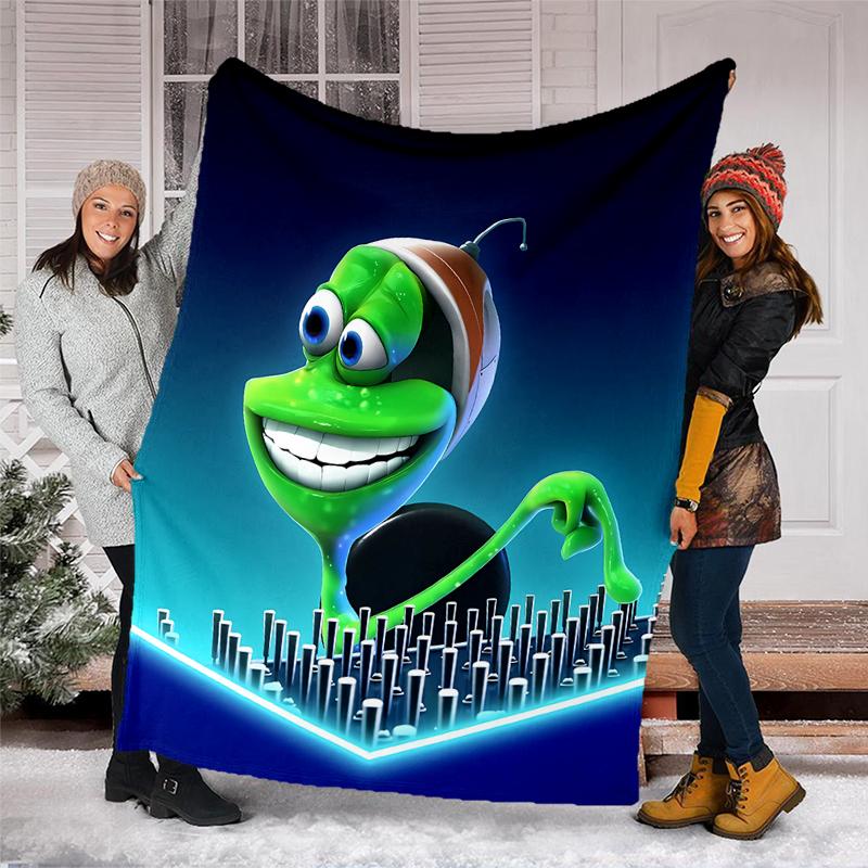 Stitch Fantasy Flannel Fleece Blanket Cozy Warm Throw Blanket For Couch Bed Travel All Season Use