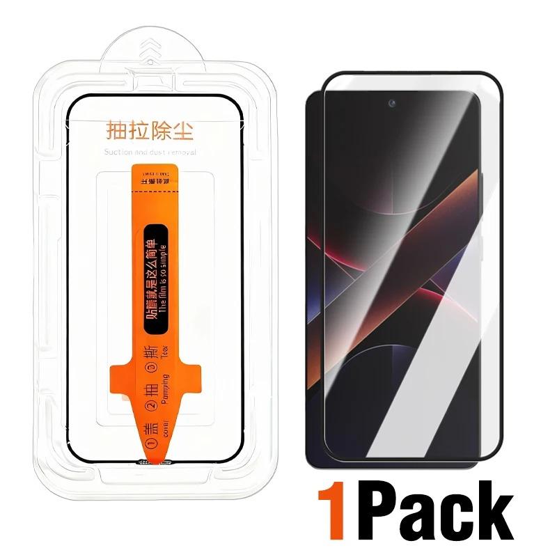 HD Tempered Glass For Honor X6 X7 X7B X8 X9 X9C Smart GT Pro Magic 7 4 Lite View 20 30 Easy Install Dust-proof Screen Protector