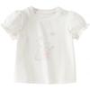DAVE & BELLA Girls' Summer Puff Sleeve T-shirt