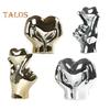 1/2Pcs Love Heart Gesture Figurine Holding Heart Hand Ceramic Statue Sculpture Home Office Wedding Party Desktop Decoration Ornament