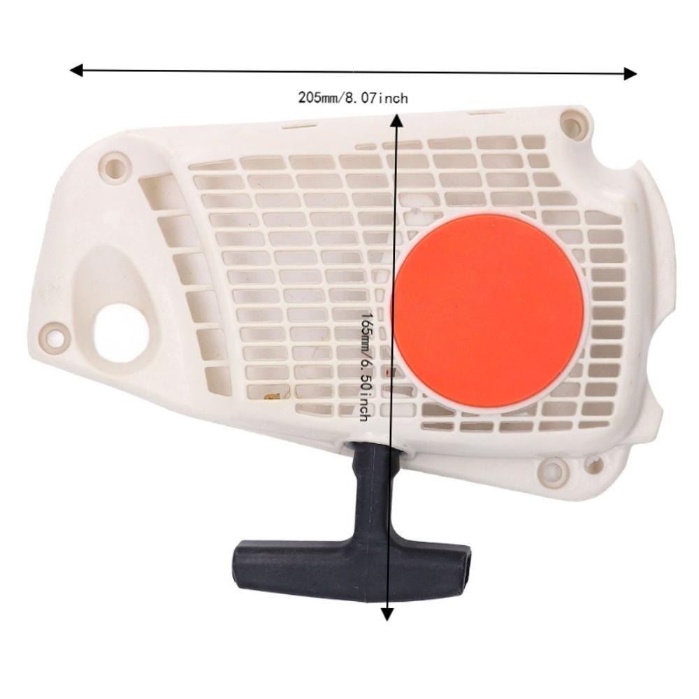 Kunststoff Startvorrichtung Weiß Kompakt Seilzugstarter-Baugruppe Einfach zu installieren für STIHL MS192 192T 193 193T 1137 080