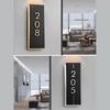 Acrylic Modern Door Plate Shop Sign Customize House Number For Home Office Flats Restaurant Hotel Cafe Bar Home Decor Plate