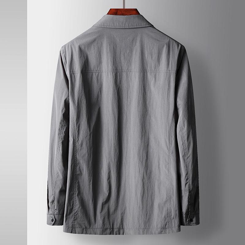 Autumn and Winter New Lapel Shirt Version Top Middle-aged and Young Light Luxury Business Casual Jacket