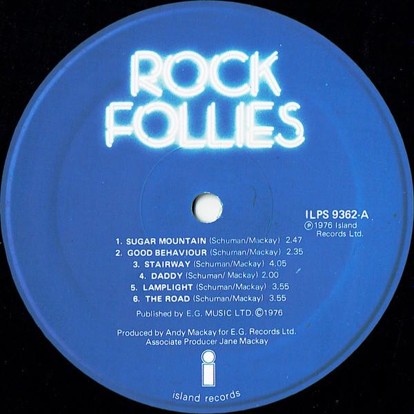 

LP Record CHARLOTTE CORNWELL JULIE COVINGTO Rock Follies ILPS9362 Island Records 1976 UK Rock Used
