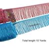 10 Yards Solid color Lace Trim Ribbon 6 Inches Tassel Trim Fringe Trim  Clothing Decor
