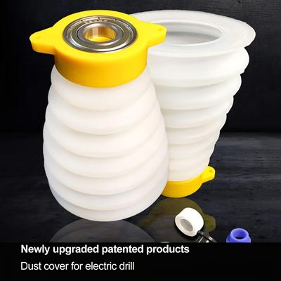 Bohrstaubschutz-Sammler, skalierbarer, staubdichter Staubbehälter aus Gummi, Elektrowerkzeug-Dienstprogramm-Zubehör für elektrische Hämmer