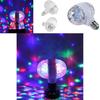E27 6w Double-headed Led Ball Stage Rgb Light Bulb Perfect For Ktv And Disco Parties