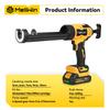 MELLWIN 10 Oz/300 Ml Glass Glue Caulking Gun Cordless Doors & Windows Electric Sewing Gland Tool For Makita 18V Battery Pin