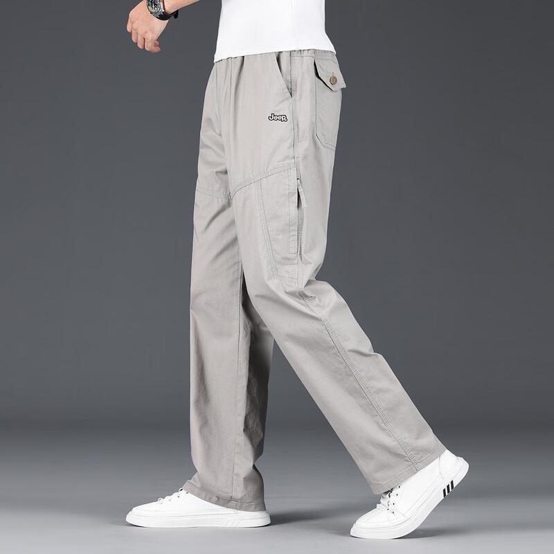 JEEP Men's Cotton Straight-Leg Casual Pants