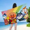 A-Anpanman Anime Microfiber Printed Beach Towel Mountain Climbing Yoga Beach Swimming Running Absorbent Soft Towel