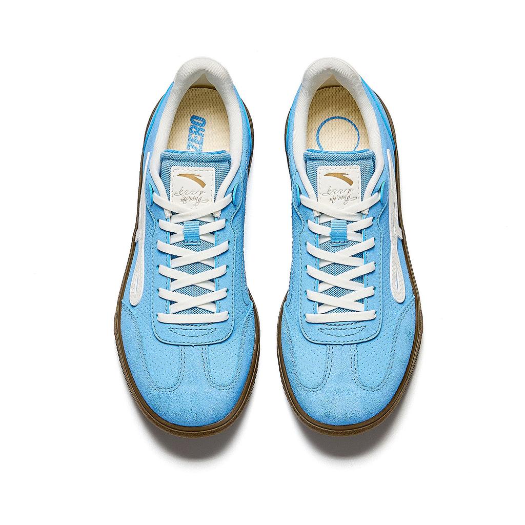 Anta Manchester Dance Slip Resistant Abrasion Resistant Low top Skateboard Shoes Women's Blue White 922618009-8