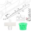 20x Side Sill Skirt Trim Moulding Clips For Bmw 3 Series E36 E46 E90 E91 51718184574 51711932996 Auto Accessories Fastener clip