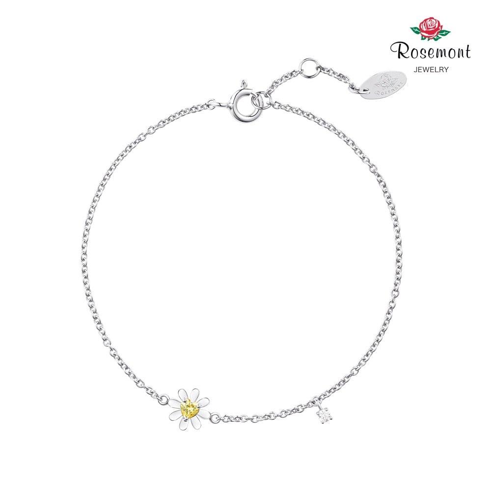 [Rosemont] Silver Bracelet Happy Daisy Ra25C19T