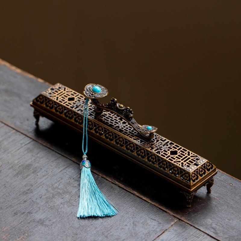 

Сплавной горизонтальный благовонница Жуи для палочек агарвуда, ароматерапии, медитации, дзен, домашнего декора