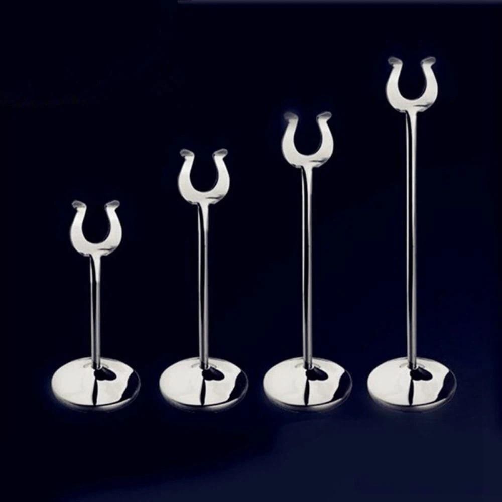 Stable Base Table Number Holder U Shape Name Card Holder Place Card Holder  Table Accessories