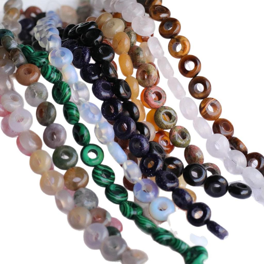 10mm Hollow Round Spacer Beads for DIY Jewelry Crafting