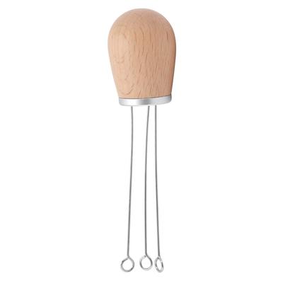 Coffee Power Needle Wooden Handle Coffee Stirrer Distribution Tool for Home Restaurant