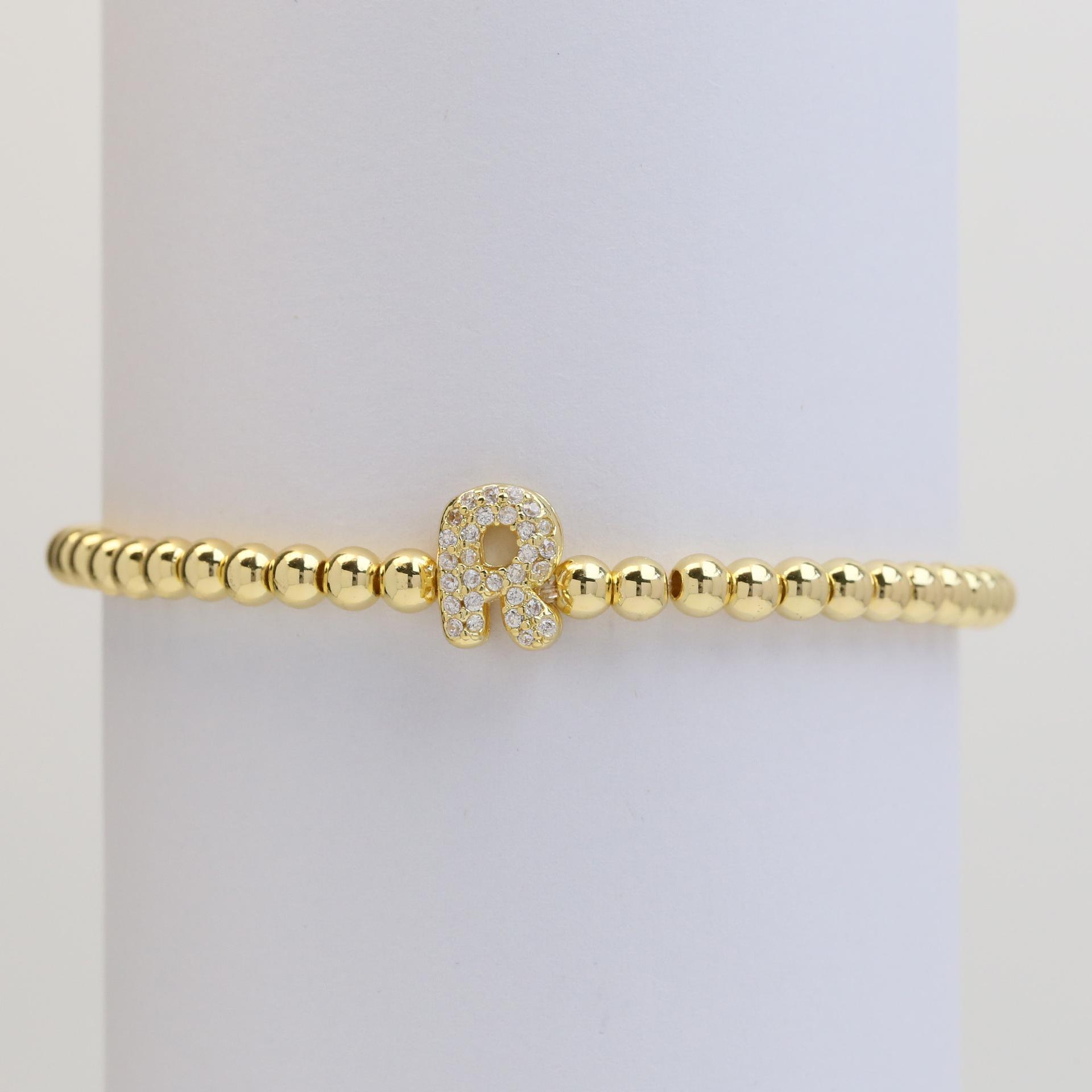 

Классический модный женский браслет с подвесками в виде букв циркония, роскошный регулируемый браслет-цепочка с инициалами AZ для женщин, ювелирный подарок