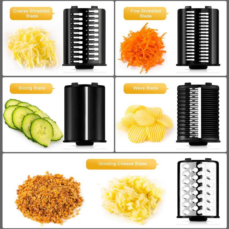 SOKANY1180 Multifunctional Vegetable Slicer Shredder, Household Potato Carrot Cucumber Cutter, Efficient Food Prep Kitchen Gadget
