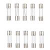 100 Pcs Glass Fuses Assortment Kit, 5x20mm Fast-Blow Glass Tube Fuses, 0.2A/0.5A/1A/2A/3A/4A/5A/6A/8A/15A