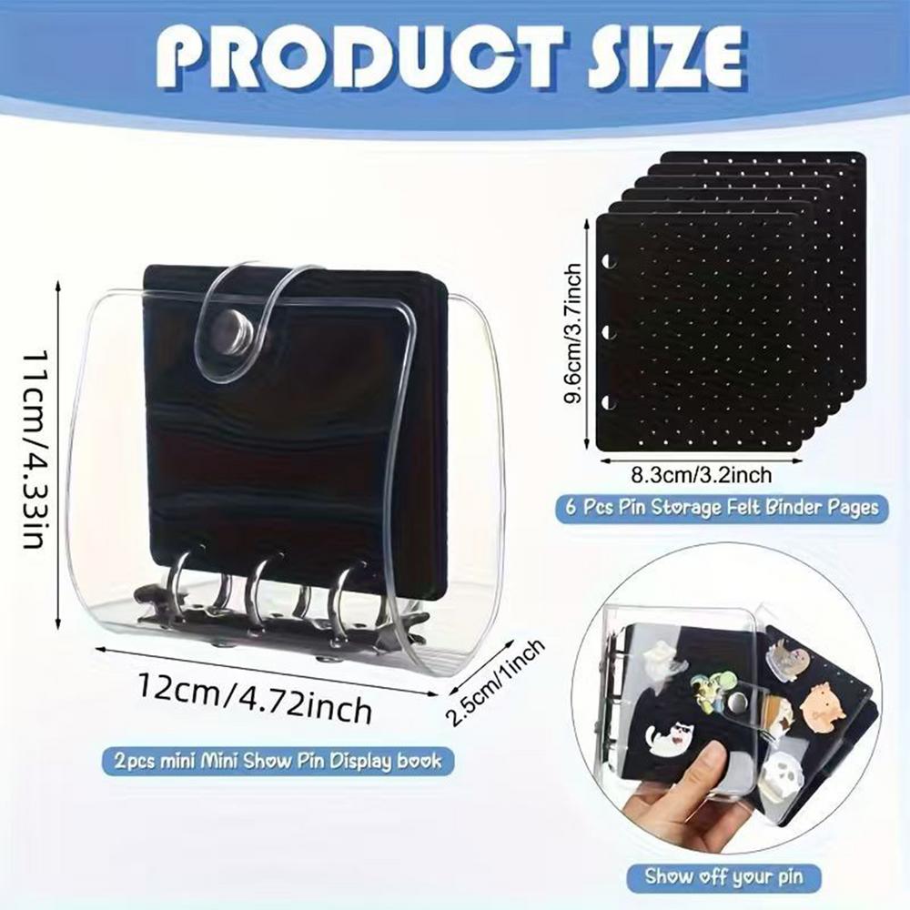 

Книга-булавка Войлок Портативный Складной Портативный Стойка для украшений Многофункциональный Держатель для колец Держатель для булавок Книга для колец Ожерелий Браслетов чёрный