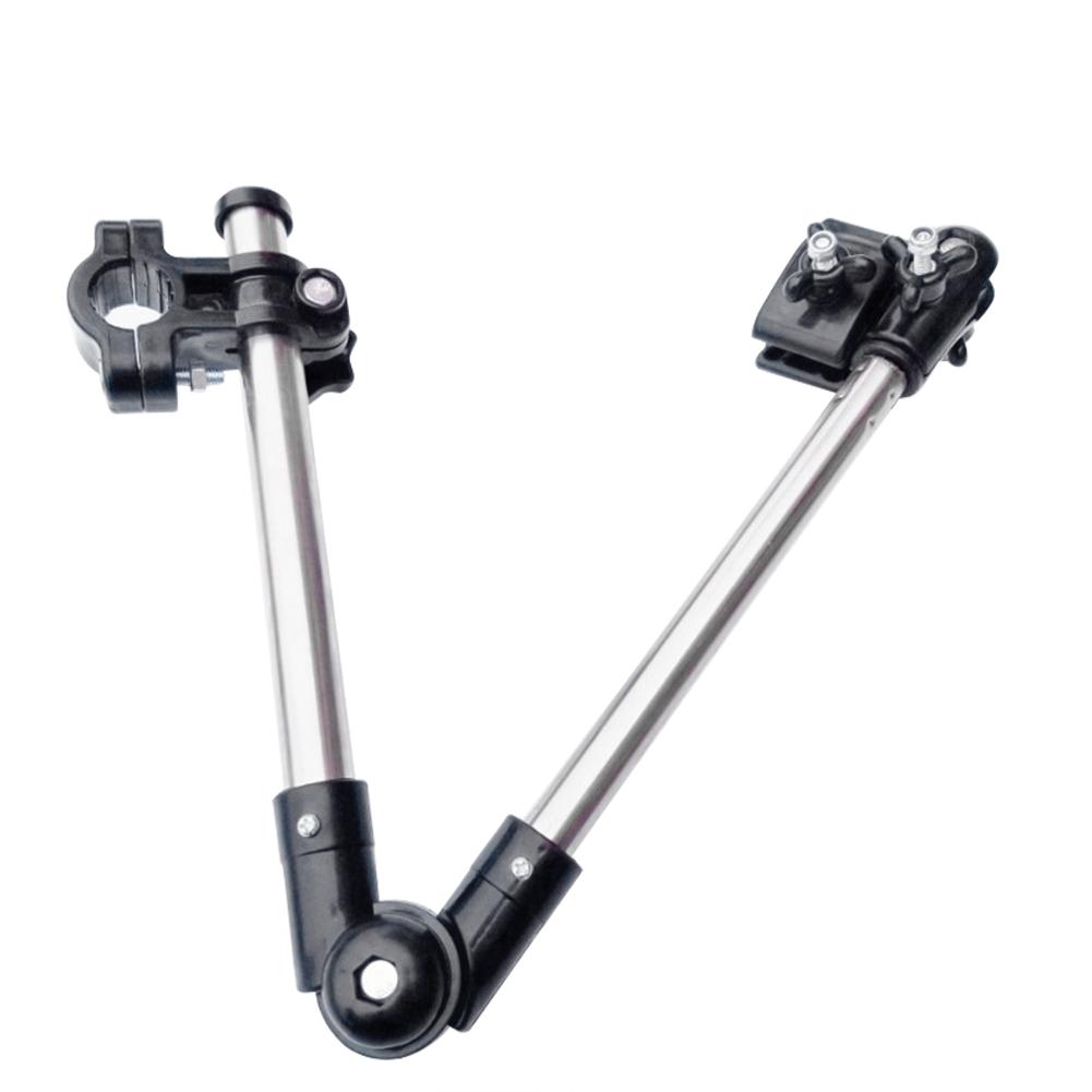 

Подставки для зонтов для инвалидных колясок, велосипедов, регулируемые, поворотные, из нержавеющей стали, держатель для зонта для детской коляски, дождевик