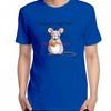 Unisex Adorable Mouse With Cheese Graphic Tshirt Cotton Summer Oneck Tee Shirt Print Top For Unisex And Unisex